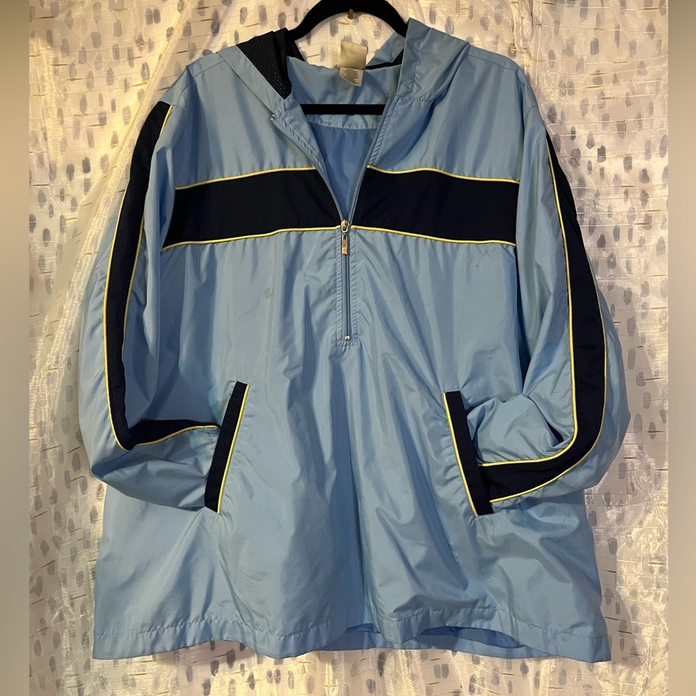 - Just my Size brand women’s blue jacket Zip front and side pockets XL